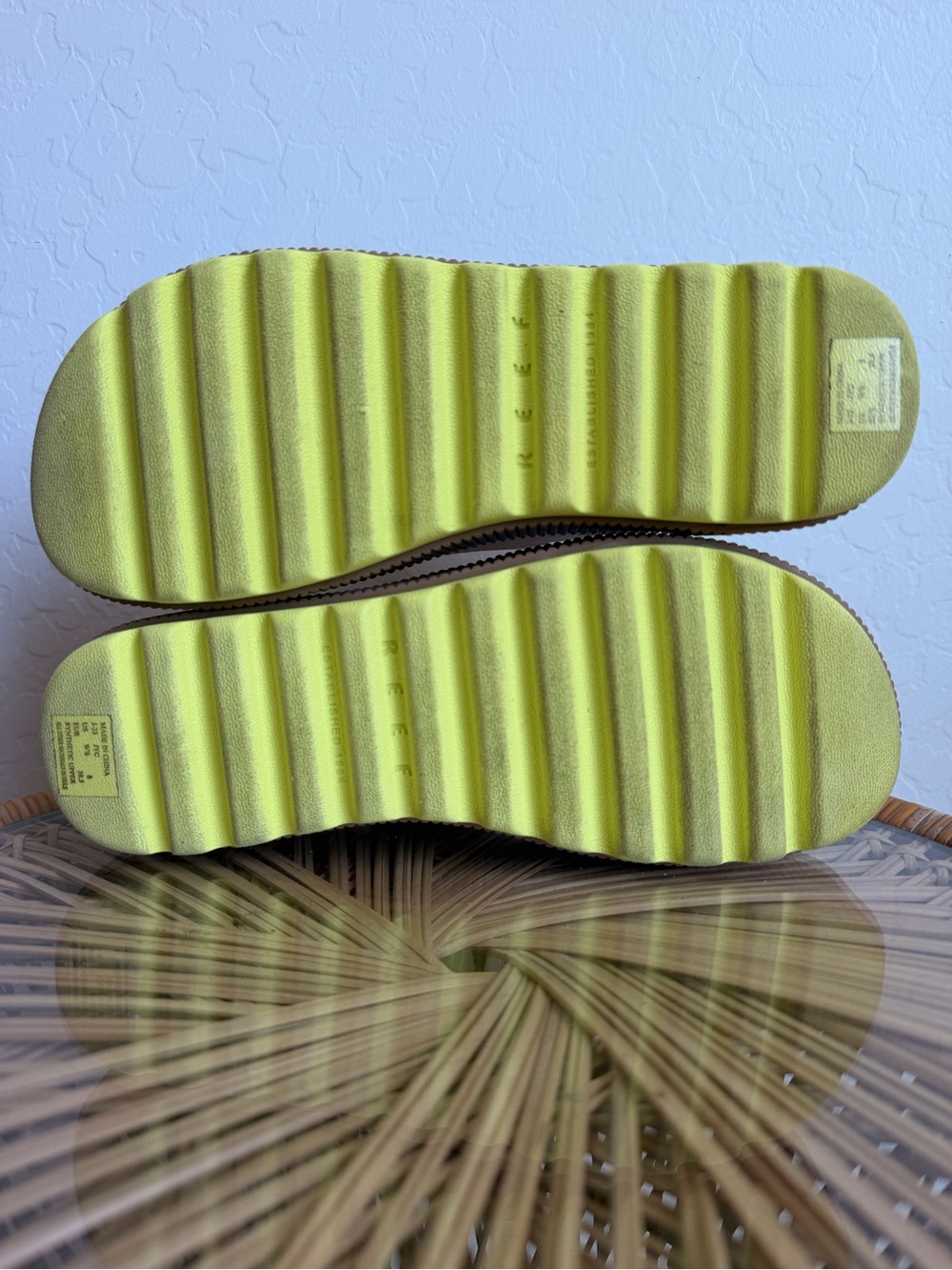 REEF Water Vista Higher Platform Sandals - Picture 7 of 9